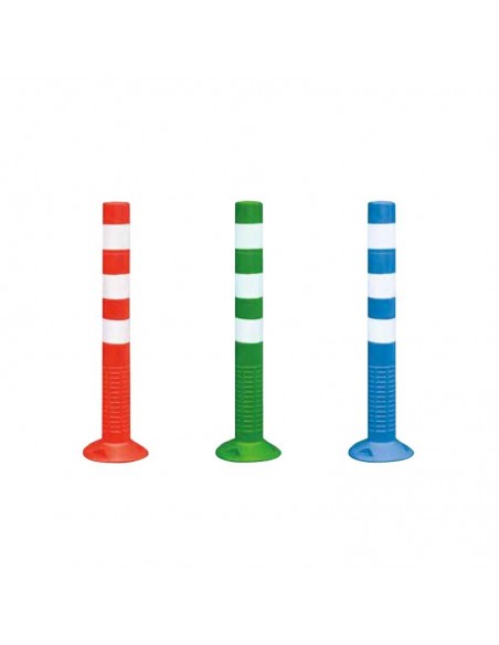Bolardo flexible 75cm 3 bandas reflex N1