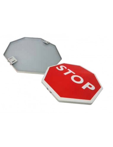 Señal acero M.O.P.U. octogonal STOP R-2