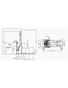 Apilador eléctrico Eleqtra 2900 1.200kg Ayerbe 584850 2
