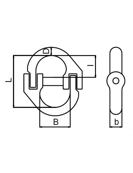 Conector BMM pintado amarillo