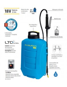 Pulverizador eléctrico 18V Evolution 15 LTC Matabi 8.30.45 2