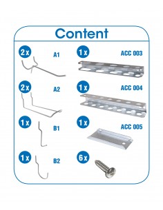 Accesorios Panelclick bolsa 9 piezas Simon 2
