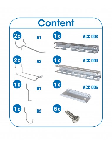 Accesorios Panelclick bolsa 9 piezas Simon