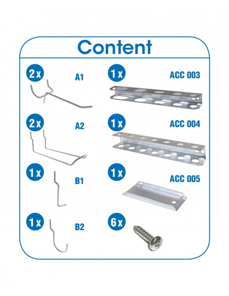 Accesorios Panelclick bolsa 9 piezas Simon