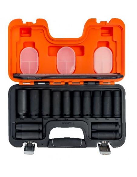Juego 14 vasos de impacto 1/2" Bahco DD/S14