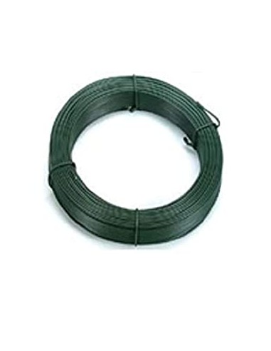 Alambre galvanizado plastificado verde 0,4x0x50m