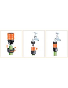 Conector automático manguera Claber 2
