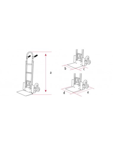 Carretilla sube escaleras Maxima M10203