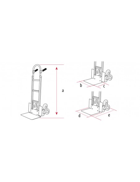 Carretilla sube escaleras Maxima M10203