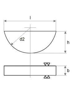 Chaveta disco DIN 6888 F114 2
