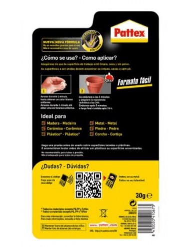 Barrita arreglatodo dosis Pattex