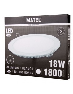 Downlight LED redondo 225mm blanco 18W Matel 2