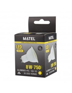 Lámpara LED dicroica GU10 aluminio fundido Matel 2