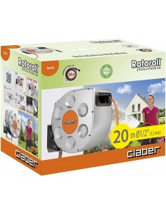 Enrollador automático manguera Claber Rotoroll Evolution 2