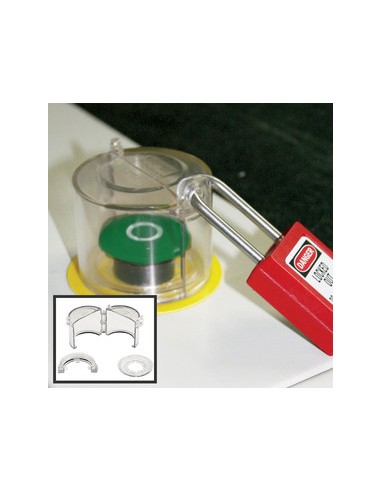 Cubierta protección interruptor desmontable MasterLock S2151