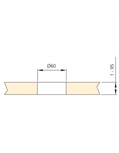 Regleta encimera oculta Push 3xEU 2xUSB Emuca 5009925