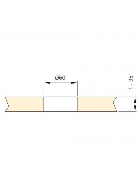 Regleta encimera oculta Push 3xEU 2xUSB Emuca 5009925