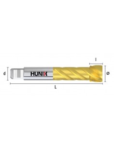 Macho roscar HSSE DIN 5156-C BSP Hunix Hepyc 2287 2