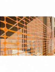 Malla señalización vertical Securmas 08 naranja 1x50m 2