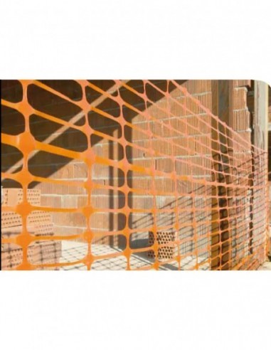 Malla señalización vertical Securmas 08 naranja 1x50m