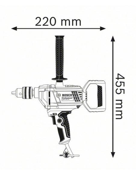 Taladro mezclador Bosch GBM 1600 RE