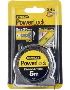 Flexómetro PowerLock Blade Armor 5m Stanley 0-33-514 2