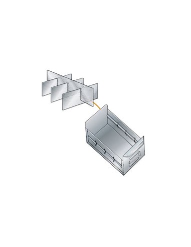 Divisor cajón longitudinal ángulo ranurado Jomasi