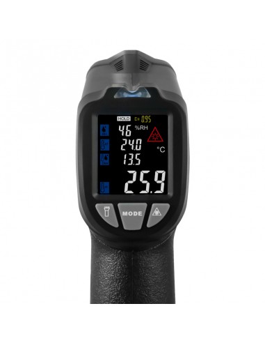 Termómetro infrarrojo PCE-675 incl. Tipo K