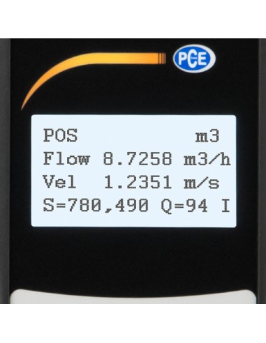 Caudalímetro ultrasónico PCE-TDS 100H