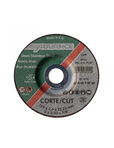 Disco corte acero-inox Advance 125x2,4