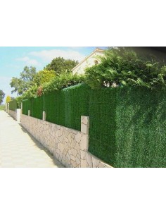 Seto verde artificial ocultación valla  1x3m 2