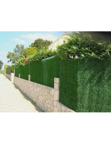 Seto verde artificial ocultación valla  1x3m