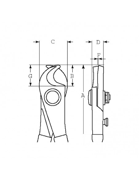 Cortacables Bahco 2801 N