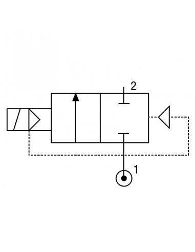 Electroválvula fluidos 2/2 NC mando Aignep 04F